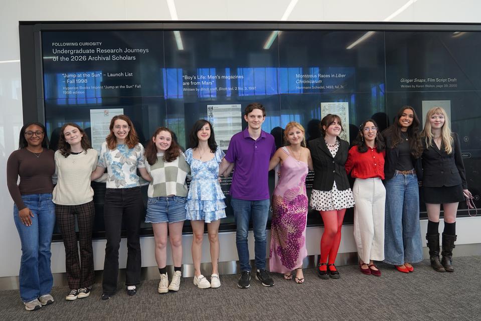 Archival Scholars Research Award Winners at the 2026 Archival Scholars in Conversation Event