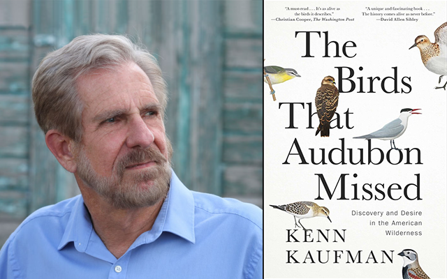 Kenn Kaufman headshot and The Birds That Audubon Missed Book Cover
