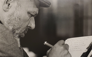 August Wilson writing