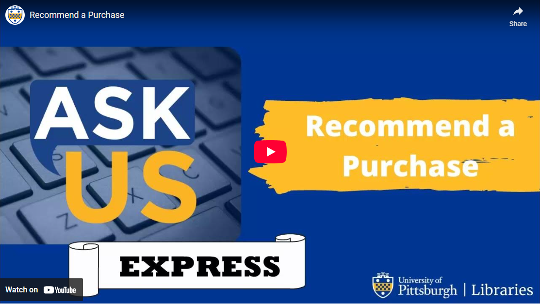 Recommend a Purchase - Express