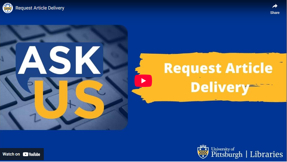 Request Article Delivery