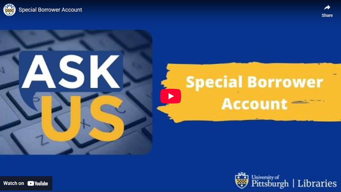 Special Borrower Account
